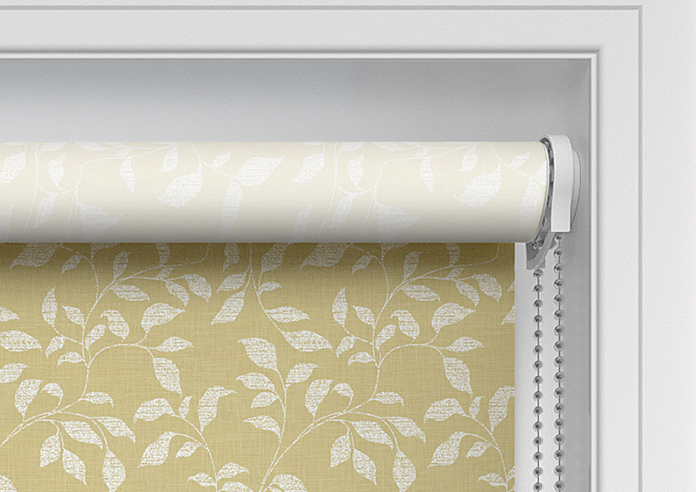 Delicate Foliage, Soft Yellow - Twist&Fit Roller Blind - Image 11
